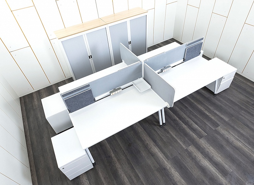 Комплект офисной мебели Herman Miller 3 200х1 650х1 180 ЛДСП Белый   (КОМБ1-13112)